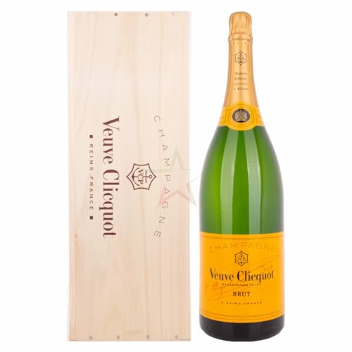 Veuve Clicquot Champagne Brut Yellow Label in Holzkiste 12% 3,00 Liter von Veuve Clicquot