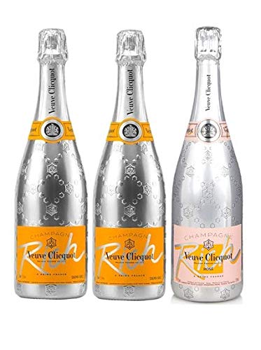 Veuve Clicquot Lot Trio Champagner Rich X2, Rich Rosé (750 Milliliter) von Veuve Clicquot