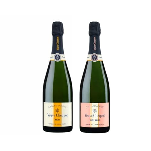 Veuve Clicquot Rich and Rich Rosé-Champagner-Duo-Set (750 Milliliter) von Veuve Clicquot