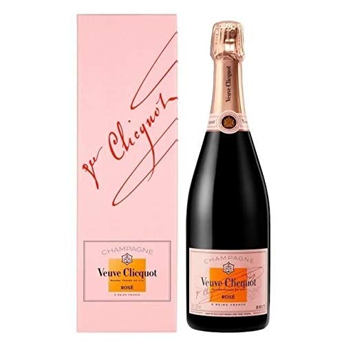 Veuve Clicquot Rosé Champagner mit Geschenkverpackung, 4er Pack (4 x 0,75L) von Veuve Clicquot
