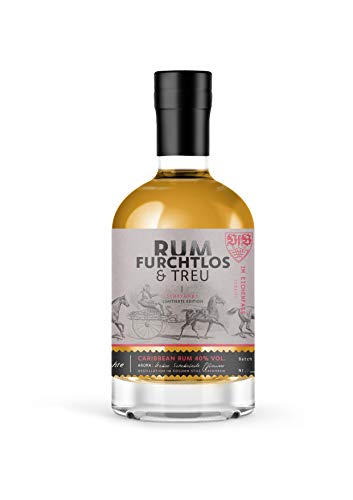 VfB Stuttgart Caribbean Rum | Furchtlos und Treu | 500ml Einzelflasche | 40% Vol. | limitierte Auflage | 10Jahre gelagert | Geschenkidee für echte VfB Stuttgart Fans von WeiLa