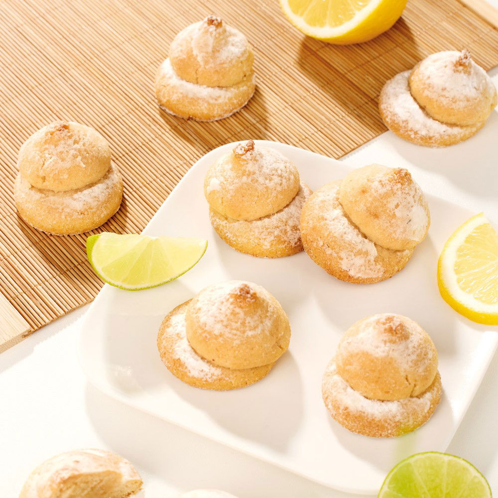 Italienisches Mandelgebäck mit Limonencreme Italienisches Mandelgebäck mit Limonencreme von Via del Gusto