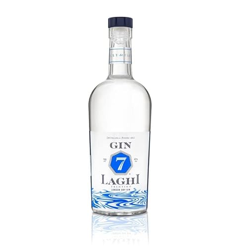 Pisoni italienischer Gin 7 Laghi London Dry Gin 0,7 Liter von Vianello