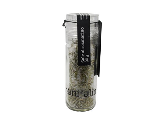 Viani Alimentari Meersalz mit Rosmarin in der Mühle, 90g Viani Alimentari Meersalz mit Rosmarin in der Mühle, 90g von Viani Alimentari