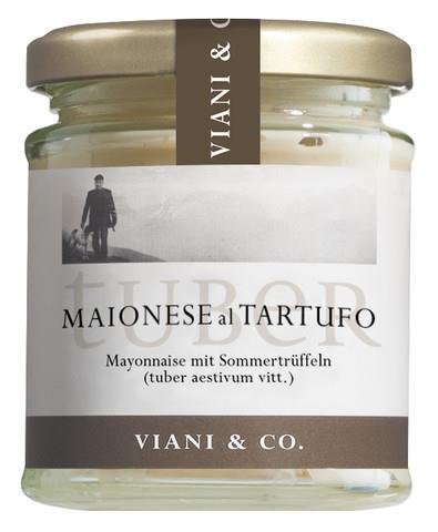 Maionese al tartufo, Mayonnaise mit Sommertrüffeln von Viani & Co. Pietra Ligure