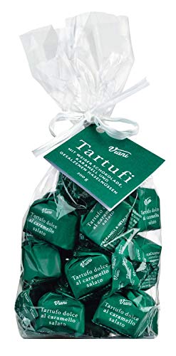 Le Specialità di Viani Tartufi mit weißer Schokolade, Karamel und gesalzener Haselnüsse 200 g von Viani