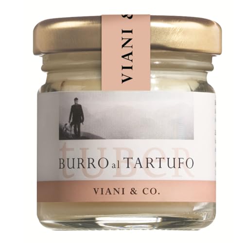 Viani | Butter mit weißen Bianchetto-Trüffeln | intensiver Geruch und mildtrüffelig im Geschmack | 25 g Glas Viani | Butter mit weißen Bianchetto-Trüffeln | intensiver Geruch und mildtrüffelig im Geschmack | 25 g Glas von Viani