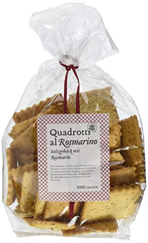 Viani, Quadrotti al rosmarino, Salzgebäck mit Rosmarin, 200 g Viani, Quadrotti al rosmarino, Salzgebäck mit Rosmarin, 200 g von Viani