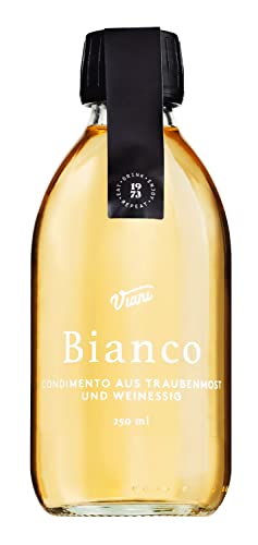 Viani - Condimento Bianco, 250 ml Flasche, Dressing aus Weißweinessig und Traubenmost, Würze für Gemüse, Fisch und Geflügel von Viani