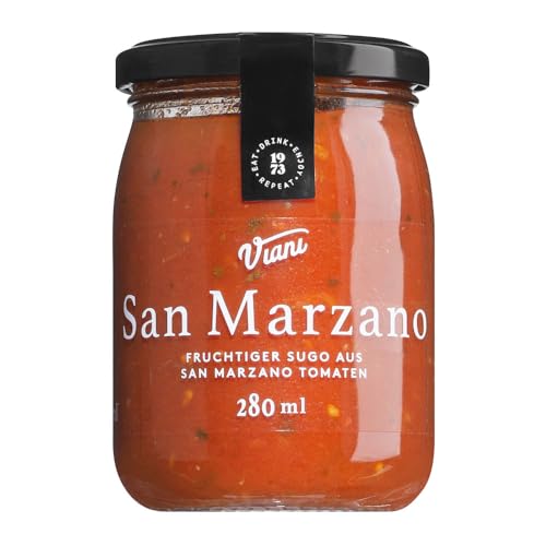 Viani | Sugo aus San Marzano Tomaten | mit Olivenöl Knoblauch und Basilikum von Viani