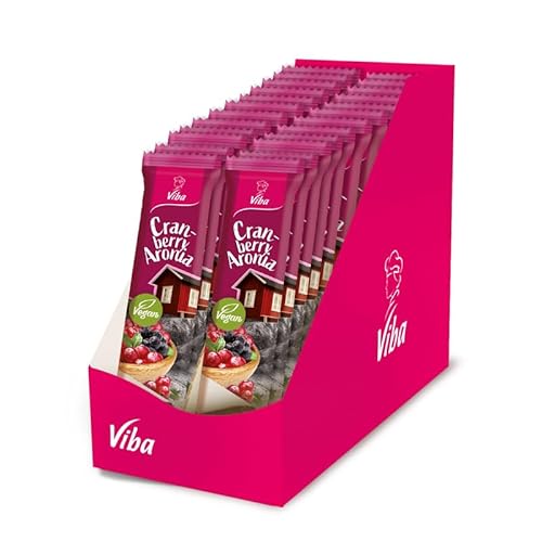 Viba Frucht- und Genussriegel (Cranberry-Aronia, 24 x 35 g) von Viba