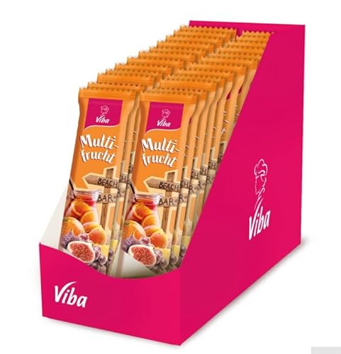 Viba Frucht- und Genussriegel (Multifrucht, 24 x 35 g) von Viba