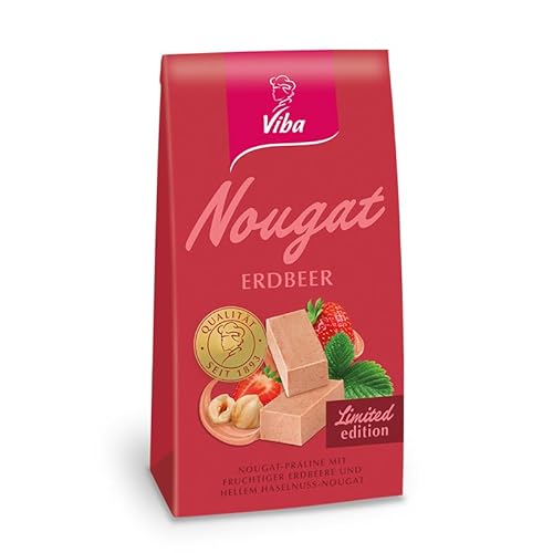 Viba Nougat Beutel, 100 g (Erdbeer Nougat) von Viba