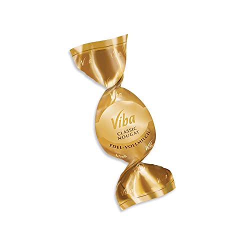 Viba Nougat Ei, Edelvollmilch-Schokolade (Classic Nougat, 75 x 19 g) von Viba