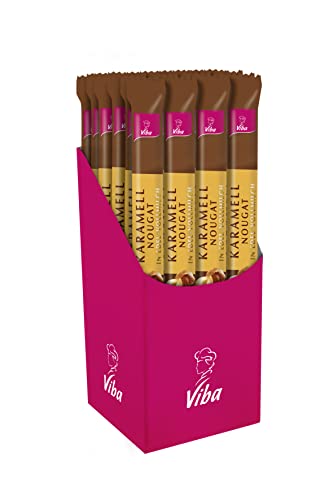 Viba Nougat-Schokoladen Stick, (Karamell mit Salz, 24 x 40 g) von Viba
