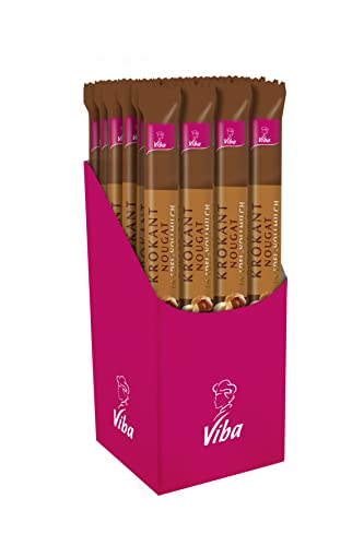 Viba Nougat-Schokoladen Stick, (Krokant, 24 x 40 g) von Viba