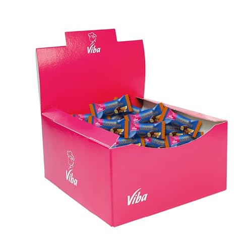Viba Orangen-Marzipan Minis in Zartbitterschokolade im Karton, 1,1 kg von Viba