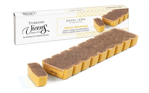 Vicens Agramunt's Torrons - Sinergia. Chefs at home/Synergie. Köche zu Hause - Marokkanisches Zitronennougat von Ángel León - 300gr (1 stück) von Vicens