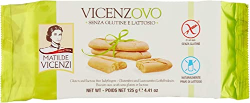 3x Matilde Vicenzi Vicenzovo senza glutine Glutenfrei 125g kekse für Tiramisu von Vicenzi