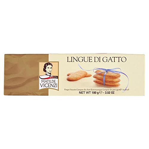 3x Vicenzi Lingue di gatto 100gr riegel Butterplätzchen cookies kekse italien snack von Vicenzi