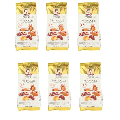 6x Matilde Vicenzi MilleVoglie - Italienische Gebäckmischung Kekse - Großpackung aus Keksen und Gebäck Beutel, 300 g 6x Matilde Vicenzi MilleVoglie - Italienische Gebäckmischung Kekse - Großpackung aus Keksen und Gebäck Beutel, 300 g von Vicenzi