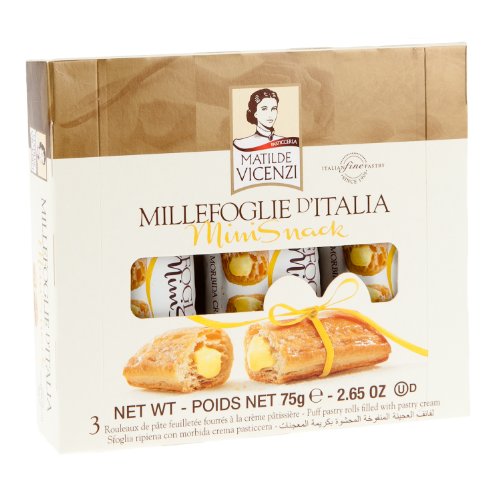 Vicenzi - Millefoglie D'Italia - Mini Snack creme - 75g von Matilde Vicenzi