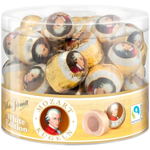 Austria Mozartkugeln, WHITE LIMITED EDITION, Box mit 726 Gramm Austria Mozartkugeln, WHITE LIMITED EDITION, Box mit 726 Gramm von Victor Schmidt