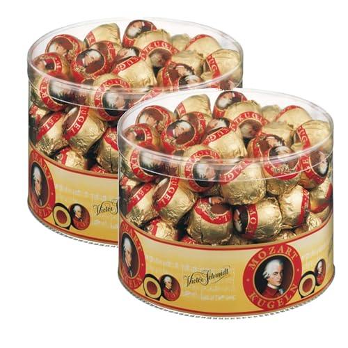 Victor Schmidt - Austria Mozartkugeln - 50er-Dose - 825 g (2 x 825g) von Victor Schmidt