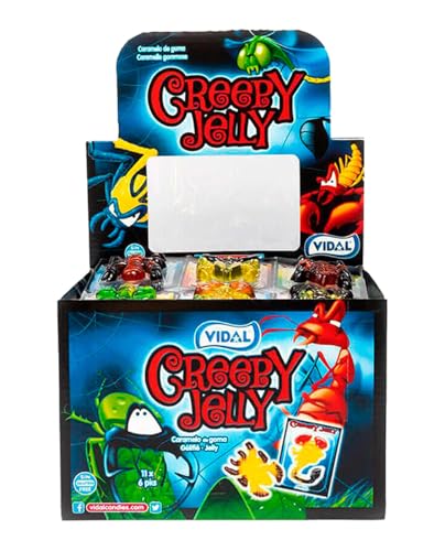 Creepy Jelly 66 Stück im Verkaufsdisplay 11x6 Stück im Blister von Vidal