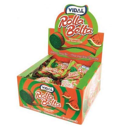 Vidal Candy Rolla Gürtel Wassermelone 19gm x 24 von Vidal