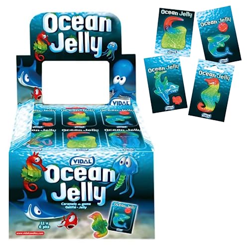 Vidal Ocean Jelly Slurps Karten 11 x 6 Stück (1 Stück) von Vidal