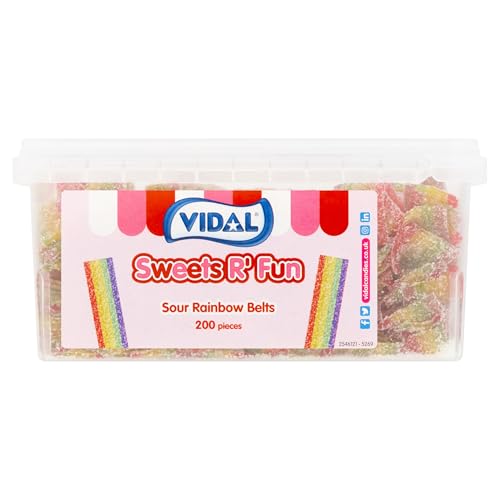 Vidal Rainbow Strips (Pack of 1, Total 200 Pieces) von Vidal