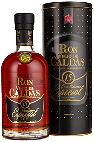 Ron Viejo de Caldas 15 Gran Reserva Especial Rum 40% Vol. 0,7 l + GB von Viejo de Caldas