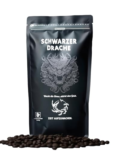 Schwarzer Drache Espresso 100% Robusta - Geröstete Kaffeebohnen extra stark - Sehr kräftiger und vollmundiger Kaffee mit hohem Koffeingehalt - Sehr starker Espresso von VietBeans