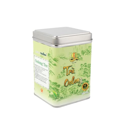 Teedosen - Tee Geschenkdose - Vietnamesischer Tee lose – Exklusive Teesorten in stylischer Box – 100g (Oolong) von VietBeans