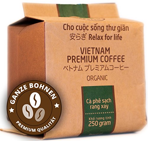 VietBeans Hello5 Organic – Hochwertige Kaffeebohnen aus der Vulkangestein-Region des zentralen Hochlands von Vietnam - Exklusiver Kaffee Vietnam von VietBeans