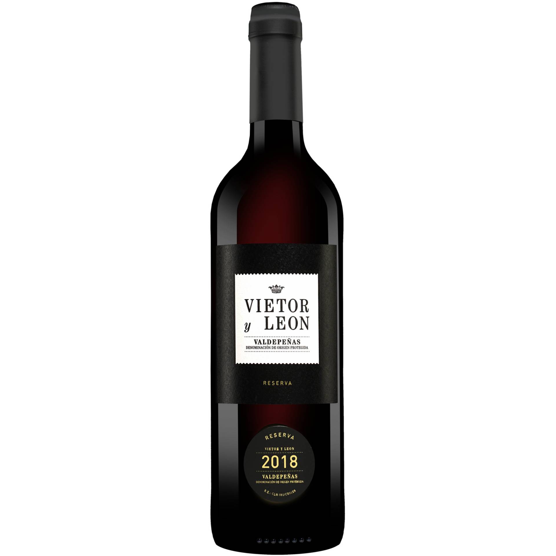 Vietor y Leon Reserva 2018  0.75L 13% Vol. Rotwein Trocken aus Spanien von Navarro López