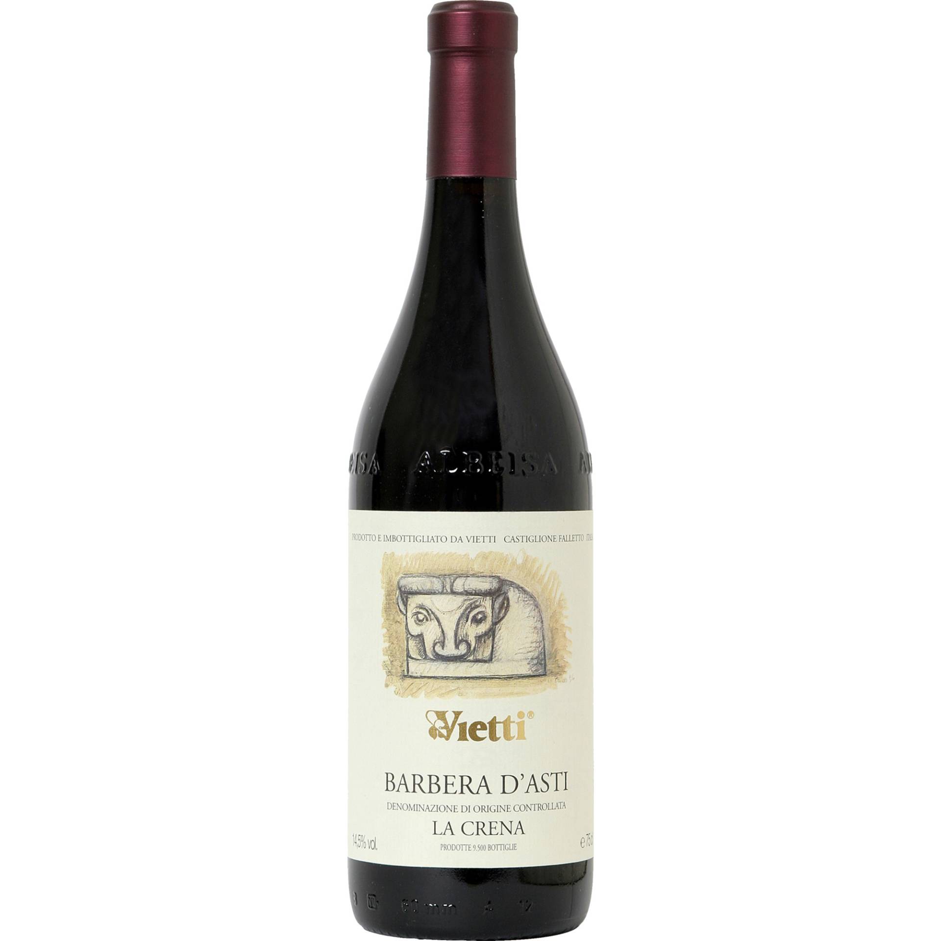 Vietti Barbera d’Asti La Crena, Barbera d’Asti Superiore DOCG, Piemont, 2021, Rotwein von Vietti - Piazza Vittorio Veneto 5 - 12060 Castiglione Falletto (CN) - Italia