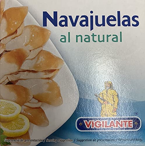 Chilenische Kurzscheidenmuscheln in eigenem Saft / Navajuelas chilenas al natural - 63gr von Vigilante