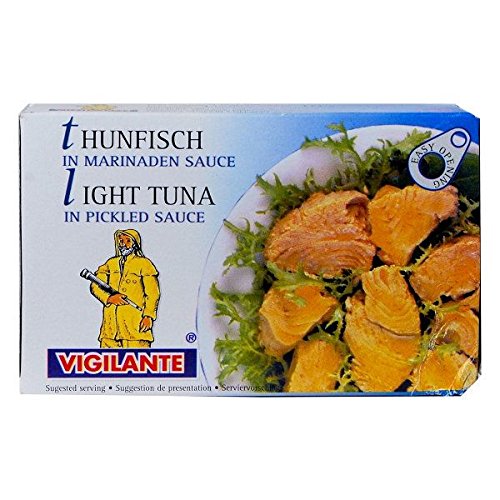 Heller Thunfisch in Marinaden Sauce/Atún claro en escabeche - 73 gr von Vigilante