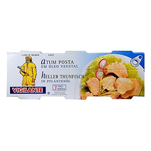 Thunfisch in Pflanzenöl/Atún en aceite vegetal - 3 x 52 gr von Vigilante