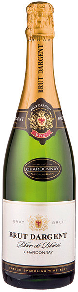 Brut Dargent Blanc des Blancs Chardonnay Sekt trocken 0,75 l von Les Grands Chais de France