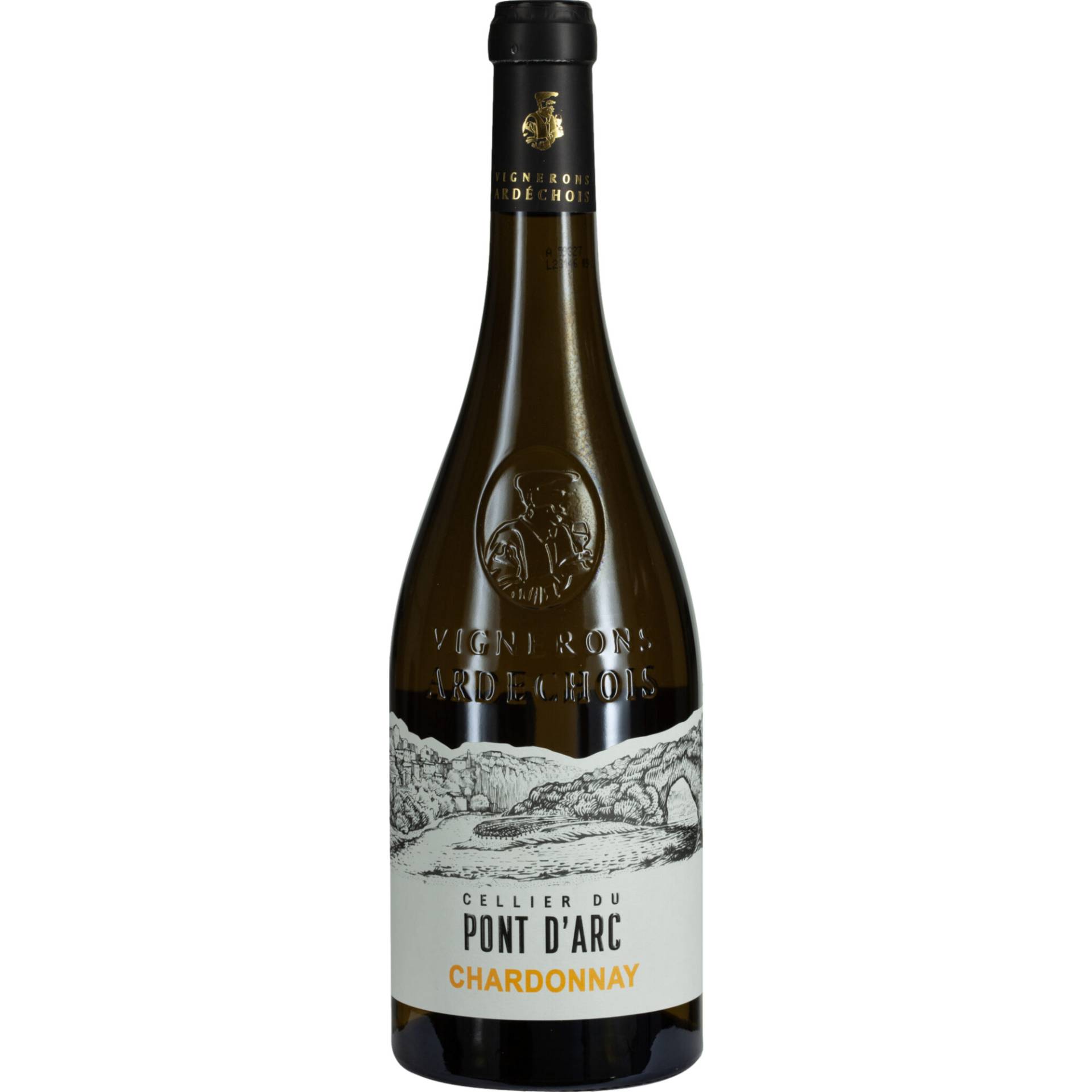 Cellier du Pont d'Arc Chardonnay, Ardèche IGP, Rhône, 2022, Weißwein Cellier du Pont d'Arc Chardonnay, Ardèche IGP, Rhône, 2022, Weißwein von Vignerons Ardéchois 107 Avenue de Vallon – BP 8 – 07120 RUOMS