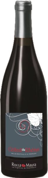 Vignerons de Roquemaure Cotes du Rhone rouge AOC Jg. 2021 Cuvee aus 55 Proz. Grenache, 35 Proz. Syrah, 5 Proz. Cinsault, 5 Proz. Carignan von Vignerons de Roquemaure