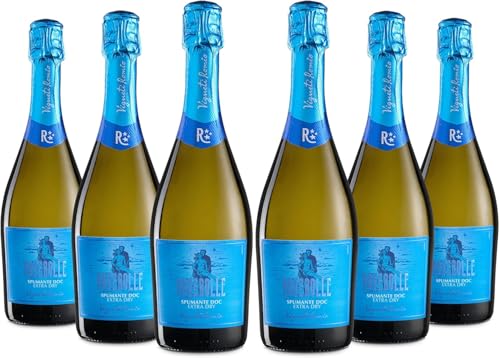 Vigneti Romio Weißer Schaumwein Novebolle Romagna DOC, frischer Geschmack mit fruchtigen Noten, 11,5 Prozent Vol., Karton mit 6 Flaschen 750 ml Vigneti Romio Weißer Schaumwein Novebolle Romagna DOC, frischer Geschmack mit fruchtigen Noten, 11,5 Prozent Vol., Karton mit 6 Flaschen 750 ml von Vigneti Romio