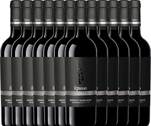 Il Passo Nerello Mascalese von Vigneti Zabu - Rotwein 12 x 0,75l 2021 VINELLO - 12er - Weinpaket inkl. kostenlosem VINELLO.weinausgießer von Vigneti ZABU