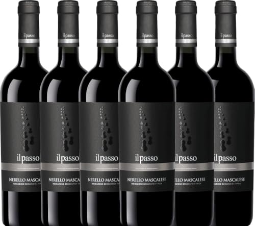 Il Passo Nerello Mascalese von Vigneti Zabu - Rotwein 6 x 0,75l VINELLO - 6er - Weinpaket inkl. kostenlosem VINELLO.weinausgießer von Vigneti Zabu