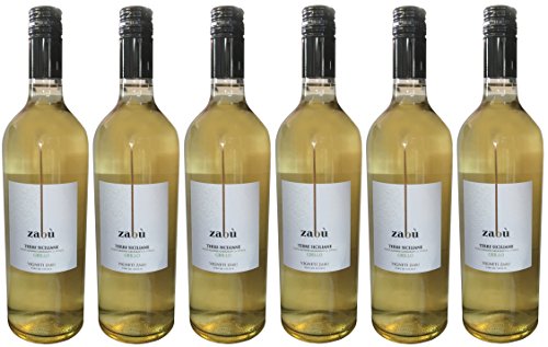 Zabù GRILLO Terre Siciliane IGT (6 X 0,75L) - trocken 13% Vol. von Vigneti Zabù