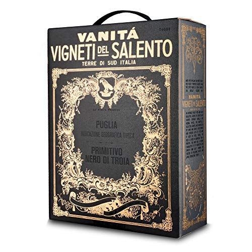 2019er Farnese - Vigneti del Salento - Vanitá | Nero di Troia - Puglia IGT Primitivo trocken Bag-in-Box (3 Liter) von Vigneti del Salento