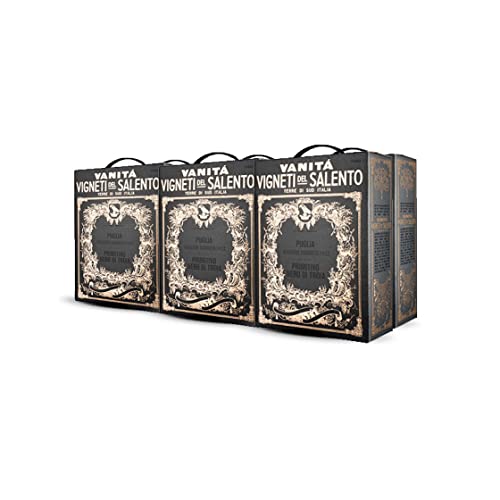 Farnese - Vigneti del Salento - Vanitá | Nero di Troia - Puglia IGT Primitivo Bag-in-Box (6 x 3 Liter) von Vigneti del Salento